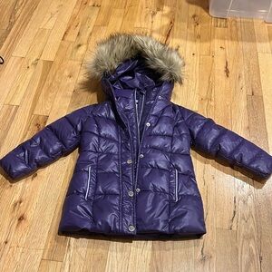 Michael Kors girls purple coat 3T